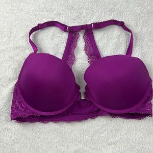 Torrid Magenta Purple Lace Strap Racerback 38C